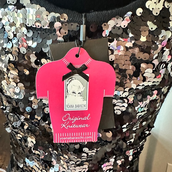 NWT Yoana Baraschi Sequins Bodycon Dress - Picture 6 of 8